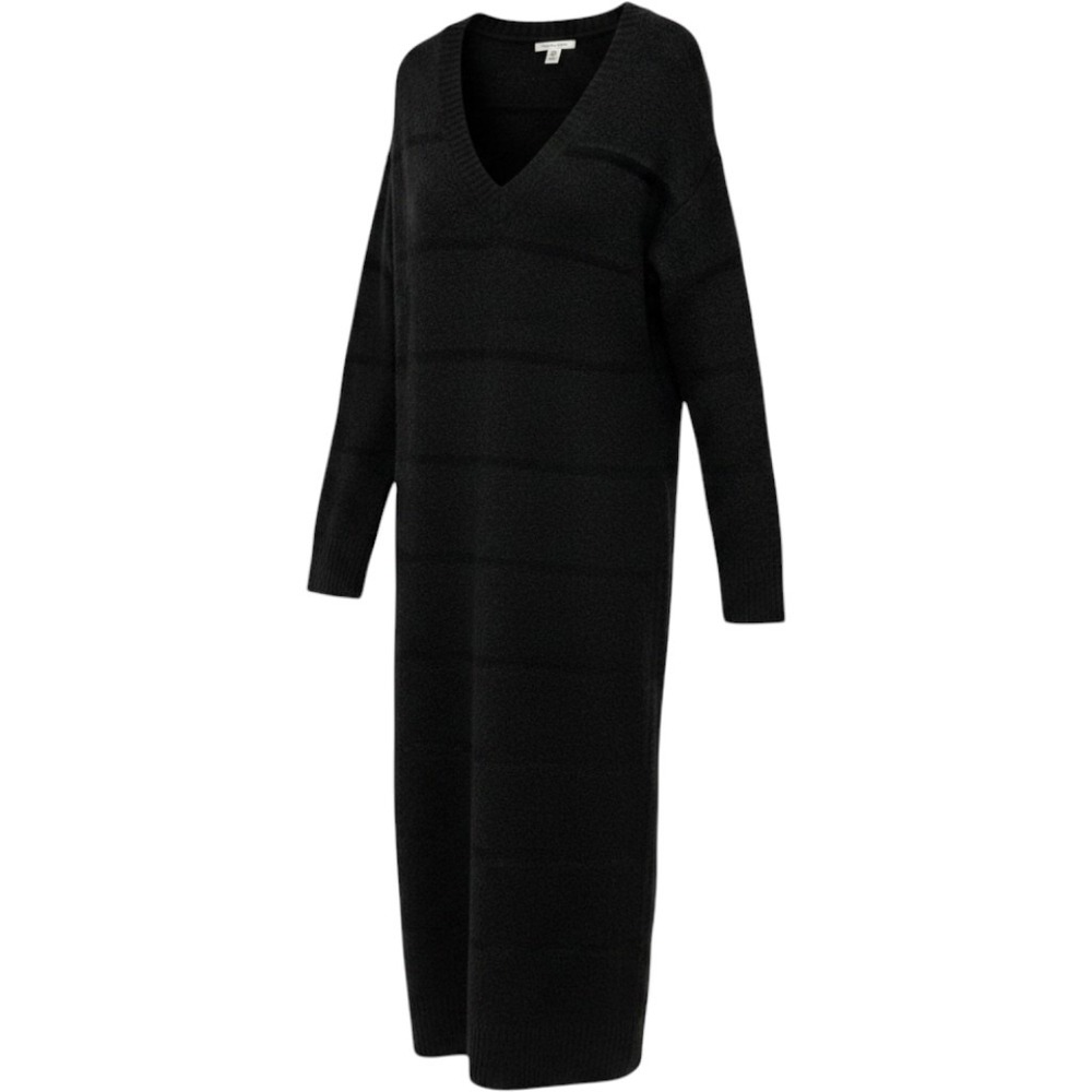 American Eagle sz L charcoal long sleeve sweater maxi dress dress #980